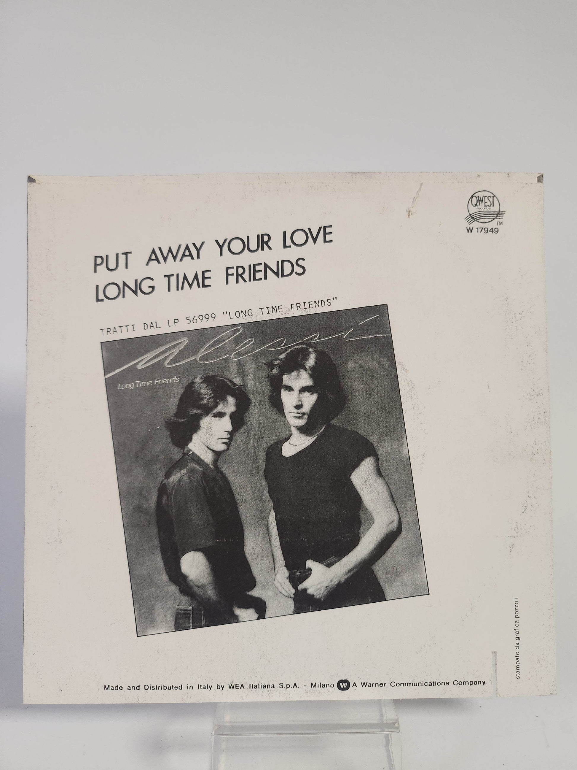 Alessi: Put Away Your Love Single Vinyl - Feniks Gameshop