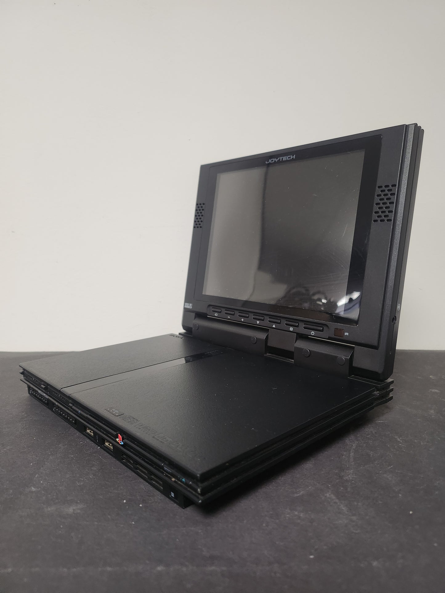 Playstation 2 Zwart Slim + Joytech Beeldscherm + Travelcase