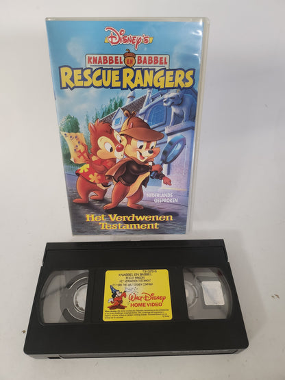 Knabbel & Babbel Rescue Rangers: het Verdwenen Testament VHS Kids