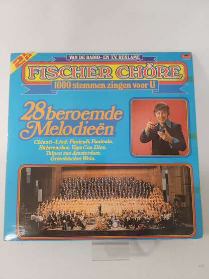 1000 Stemmen Zingen voor u 28 Beroemde Melodieën: Fischer Chore LP Vinyl