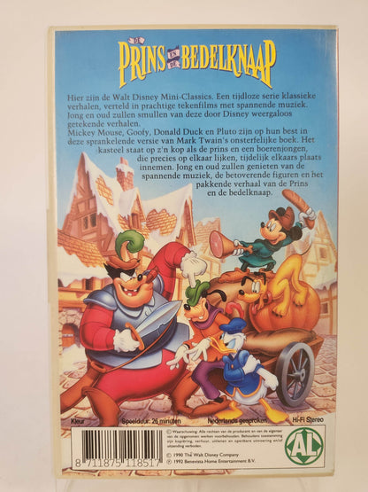 Prins en de Bedelknaap VHS Kids - Feniks Gameshop