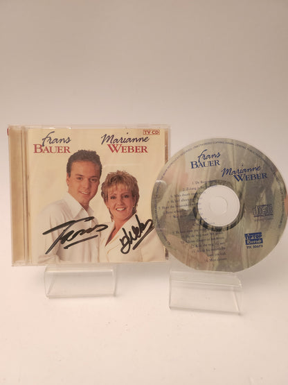 Frans Bauer & Marianne Weber gesigneerde CD
