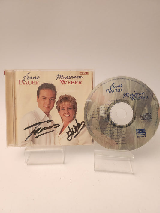 Frans Bauer & Marianne Weber gesigneerde CD