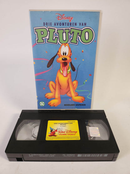 Drie Avonturen van Pluto VHS Kids - Feniks Gameshop