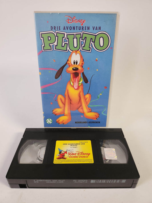 Drie Avonturen van Pluto VHS Kids - Feniks Gameshop