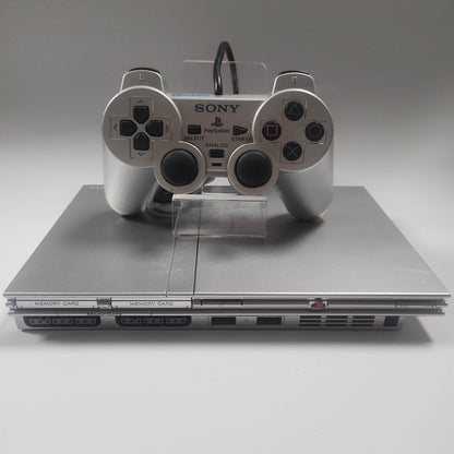 Zilver Slim Playstation 2 + Sony Controller SCPH-75004