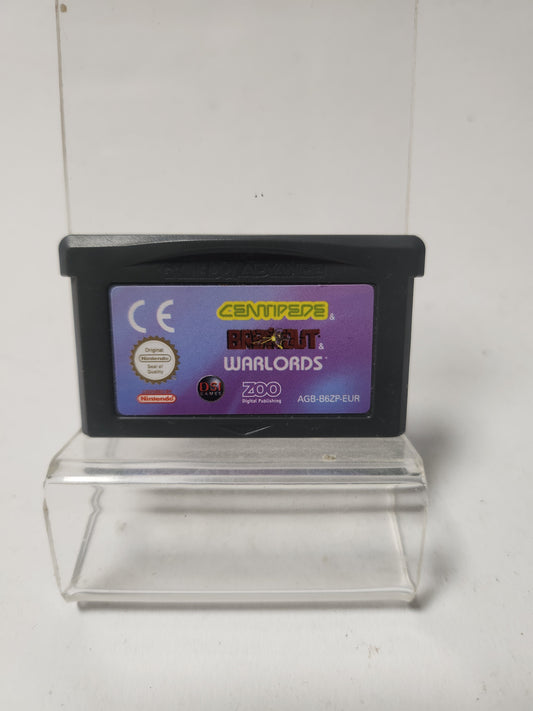 Breakout &amp; Centipede &amp; Warlords Nintendo Game Boy Advance