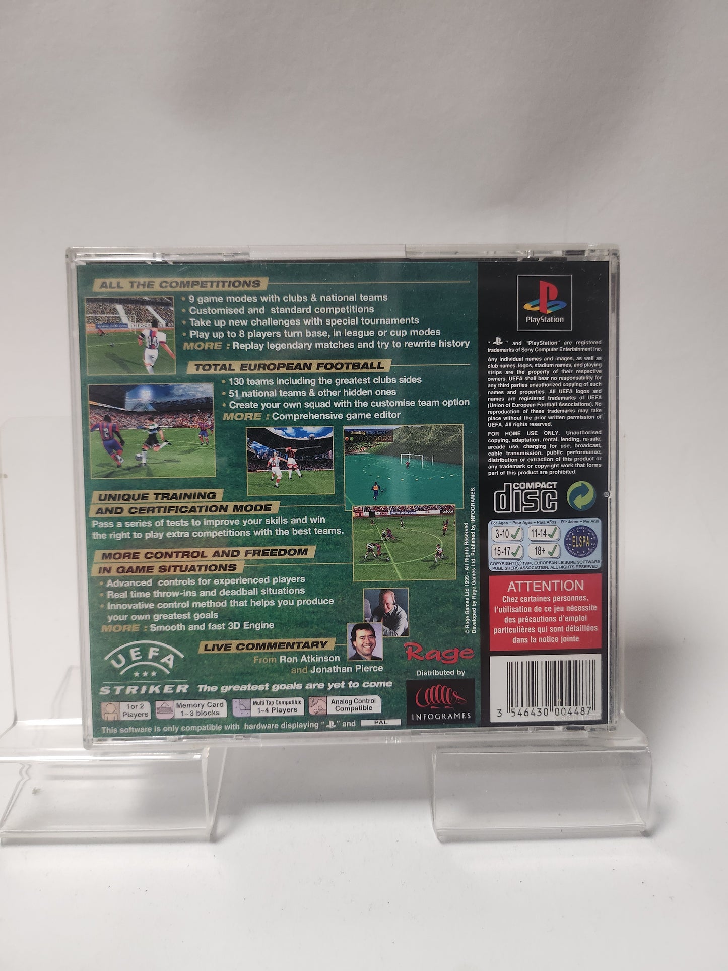 UEFA Striker Playstation 1