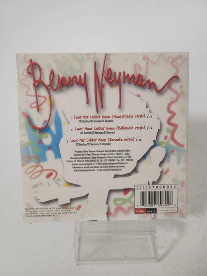 Benny Neyman: Laot mer Lekker Goon CD Single