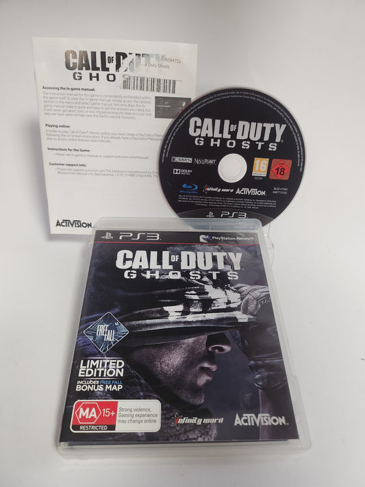 Call of Duty Ghosts Australian Cover Playstation 3
