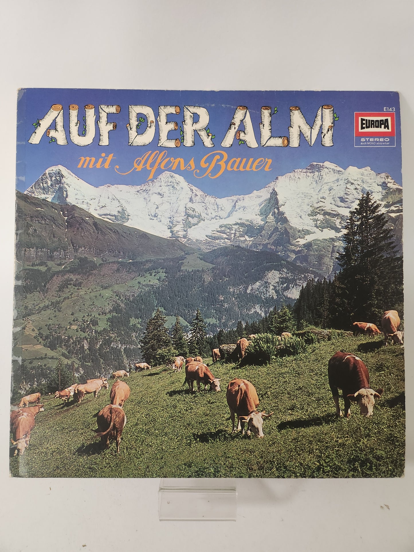 Auf Der Alm mit Alfons Bauer LP Vinyl