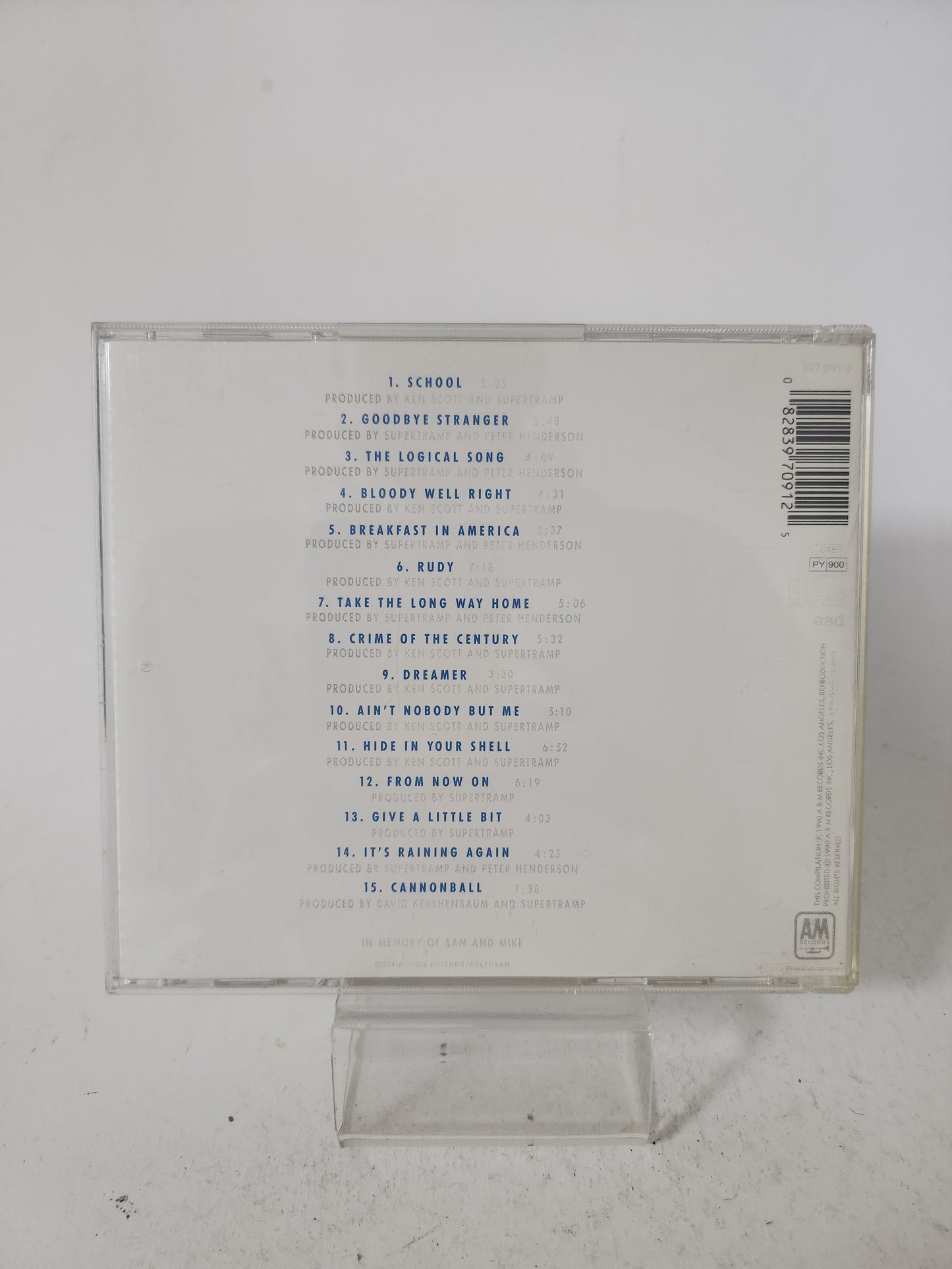 SuperTramp: the Very Best of CD