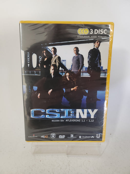 Crime Scene Investigation NY Seizoen 1 deel 1 tm 12 geseald DVD Serie