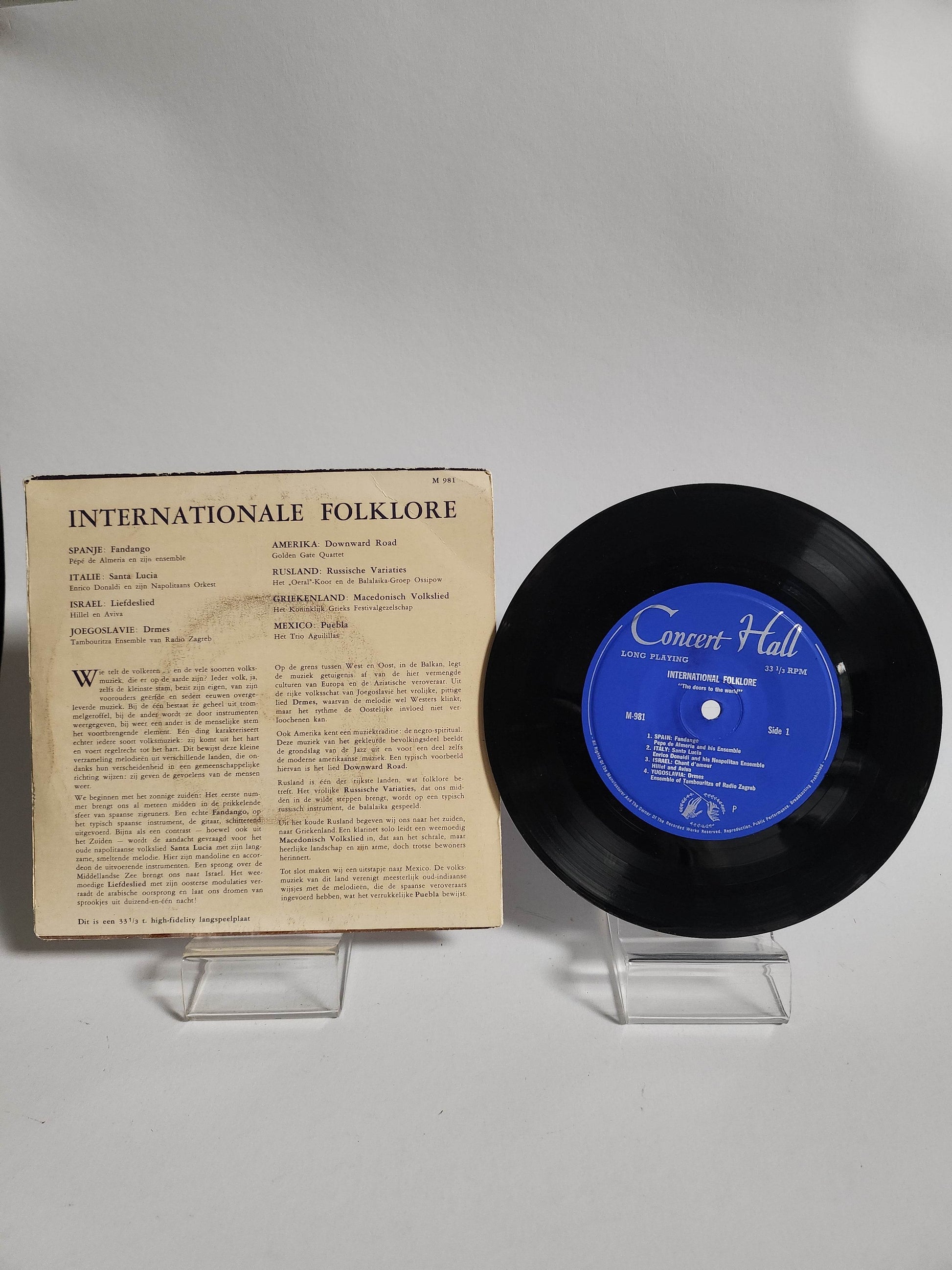 Internationale Folklore Single Vinyl - Feniks Gameshop