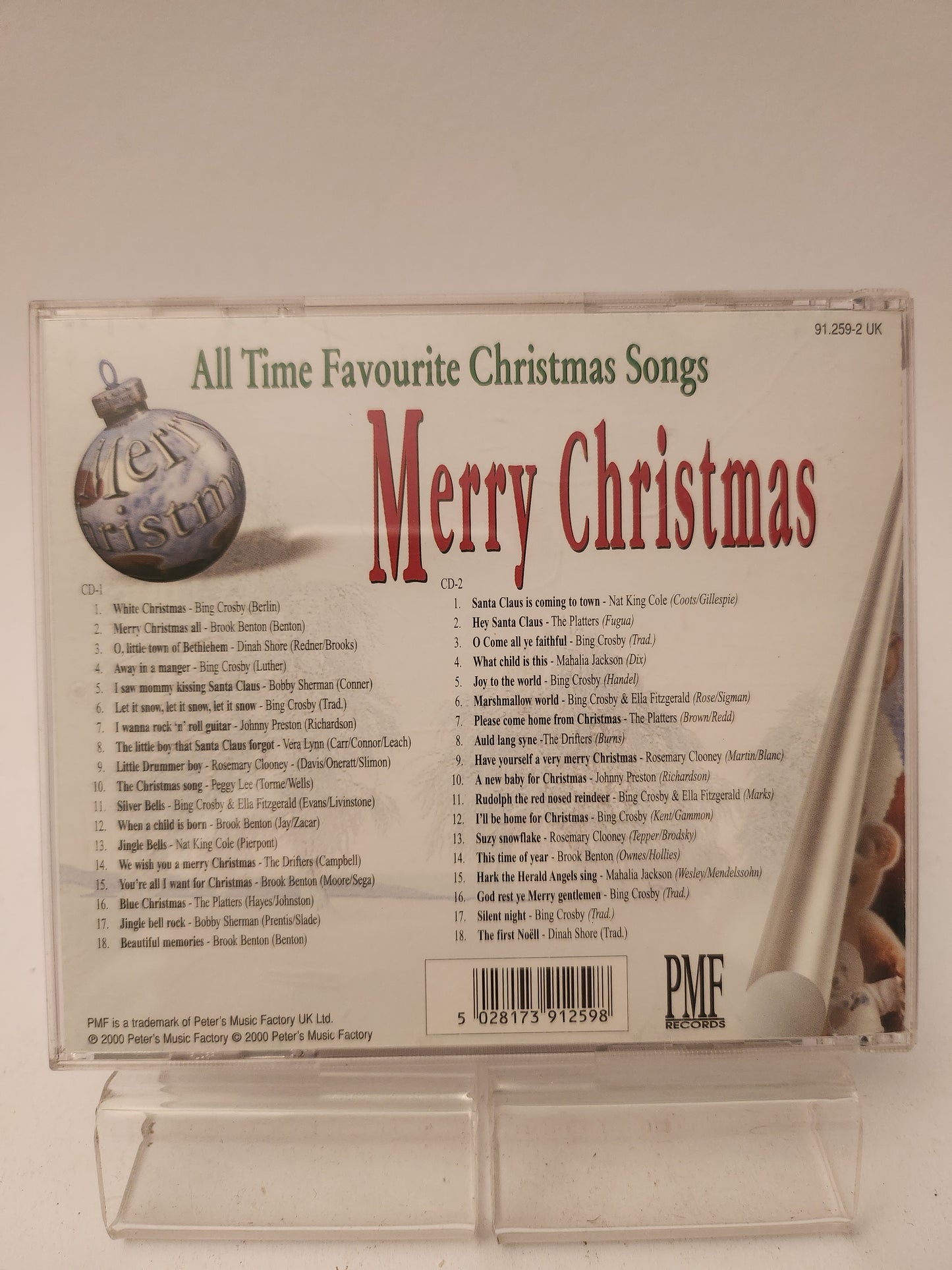 All Time Davourite Christmas Songs: Merry Christmas CD