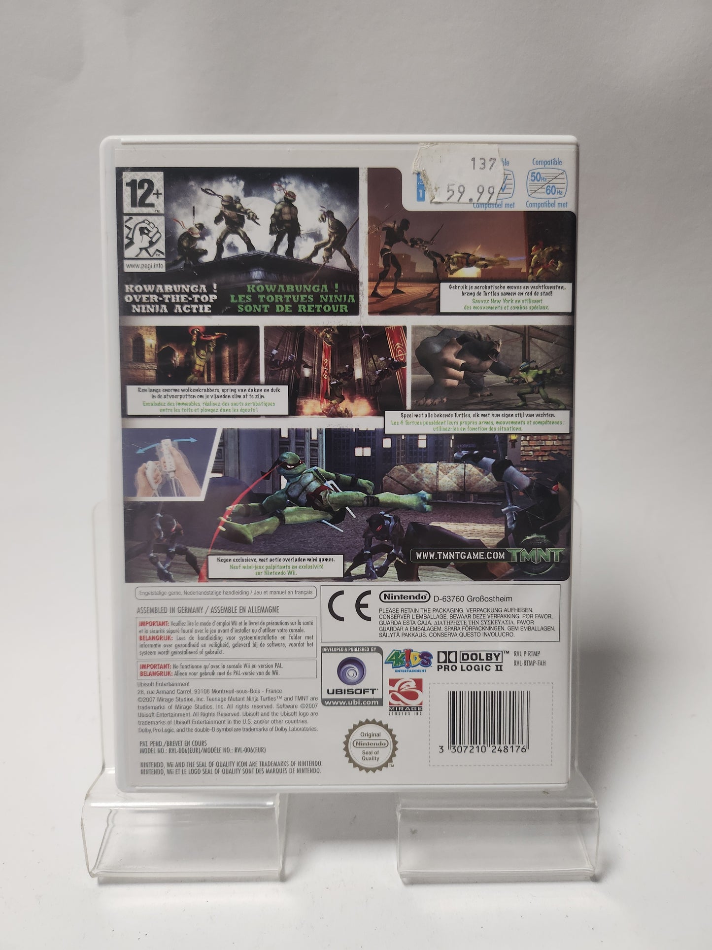 Teenage Mutant Ninja Turtles Nintendo Wii