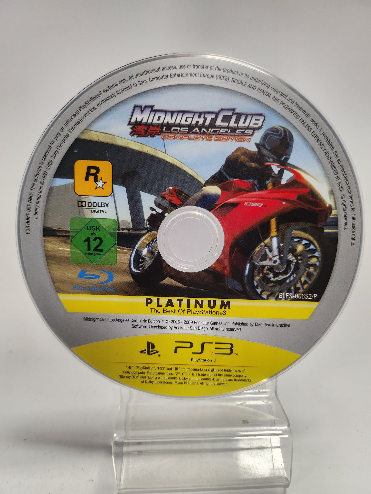 Midnight Club Los Angeles Complete Platinum Edition (Disc Only) PlayStation 3