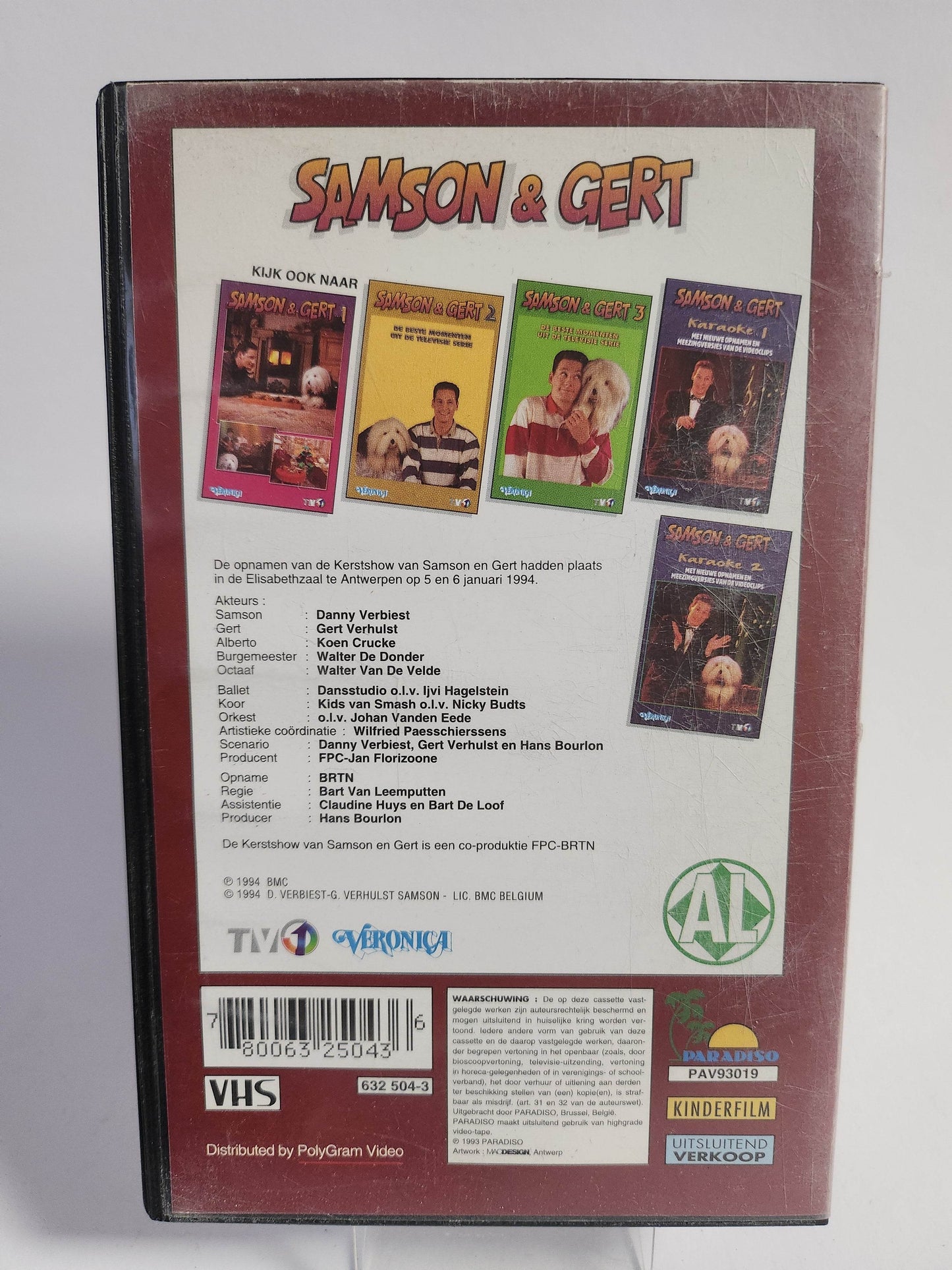 Samson & Gert Live de Volledige Kerstshow '93-'94 VHS - Feniks Gameshop