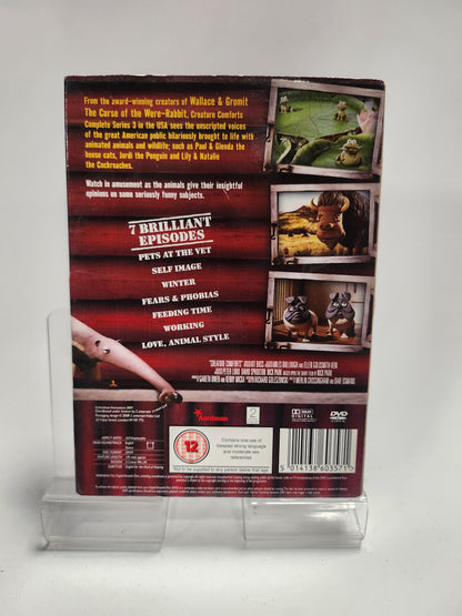 Creature Comforts: Complete Series 3 in the USA + Slipcover Dvd Kids