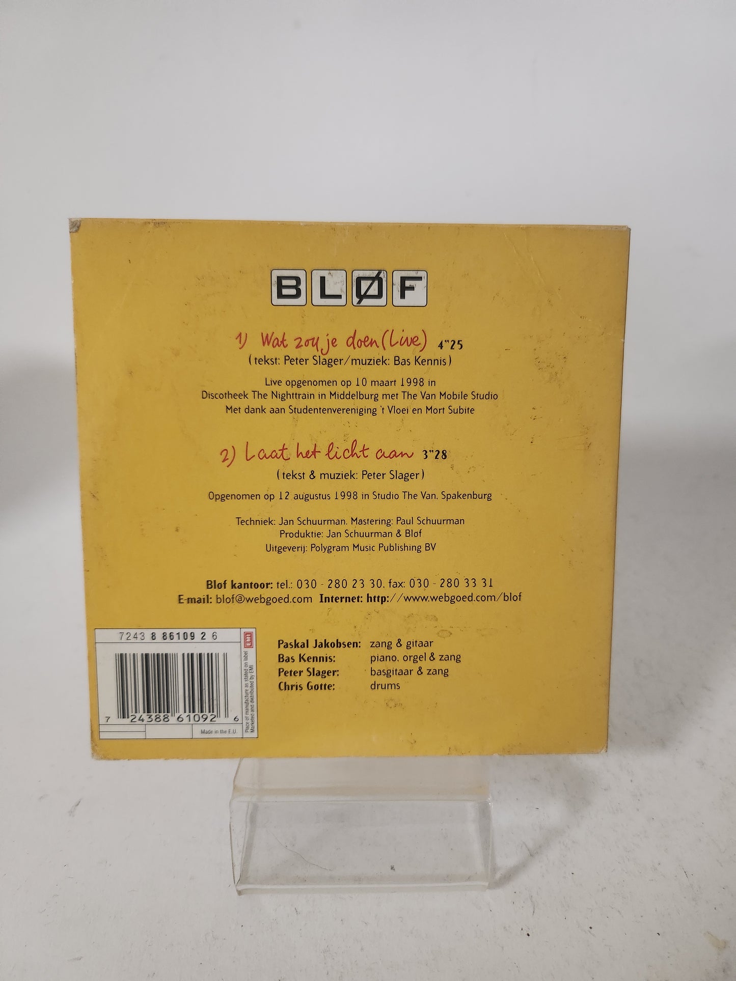 Blöf: Wat zou je Doen CD Single