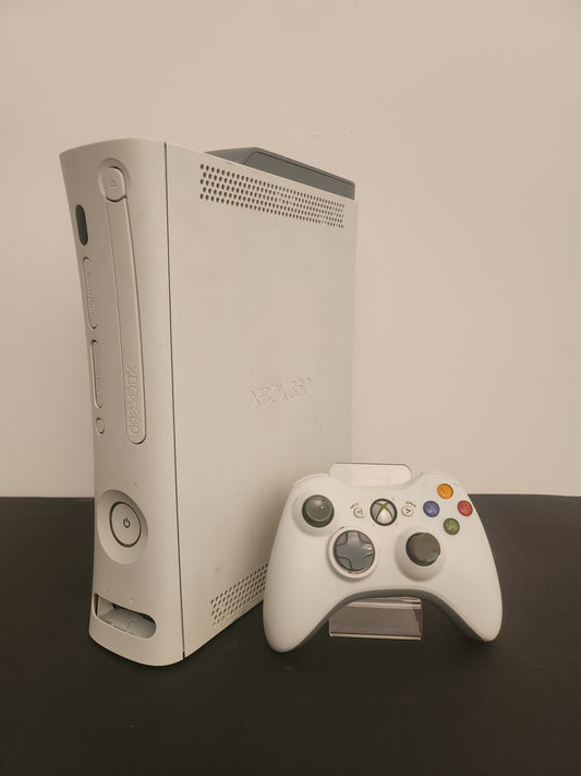 Witte Xbox 360 Pro 60gb inclusief controller