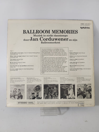Ballroom Memories: Jan Corduwener LP Vinyl