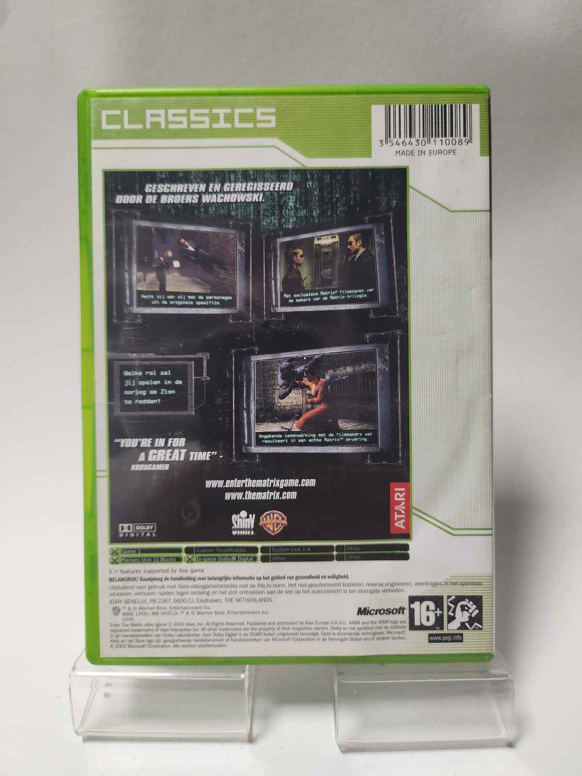 Enter the Matrix Classics Xbox Original