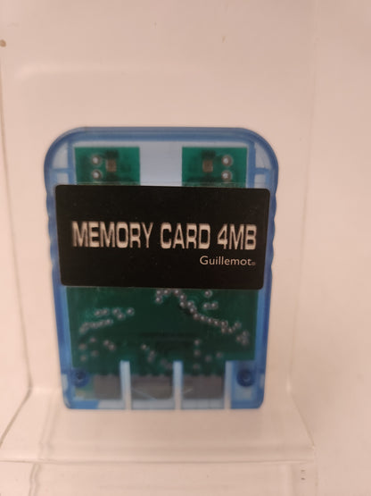 Guillemot Transparant Blue 4mb Memorycard Playstation 1