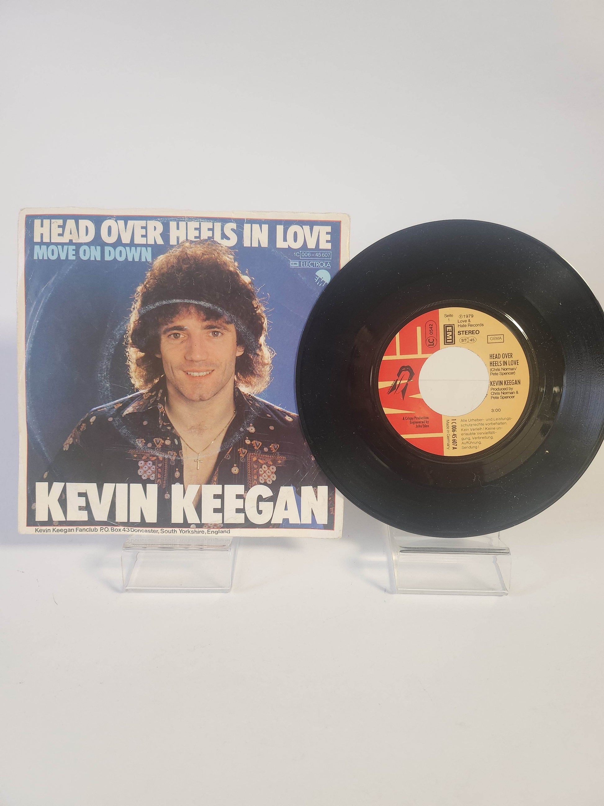Kevin Keegan: Head over Heels in Love Single Vinyl - Feniks Gameshop