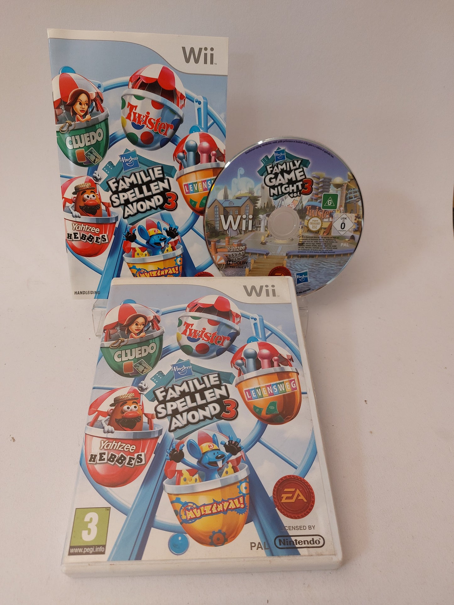 Hasbro Familie Spellen Avond 3 Nintendo Wii