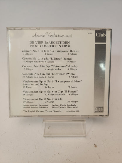 Antonio Vivaldi: de Vier Jaargetijden Vioolconcerten Op 8 CD