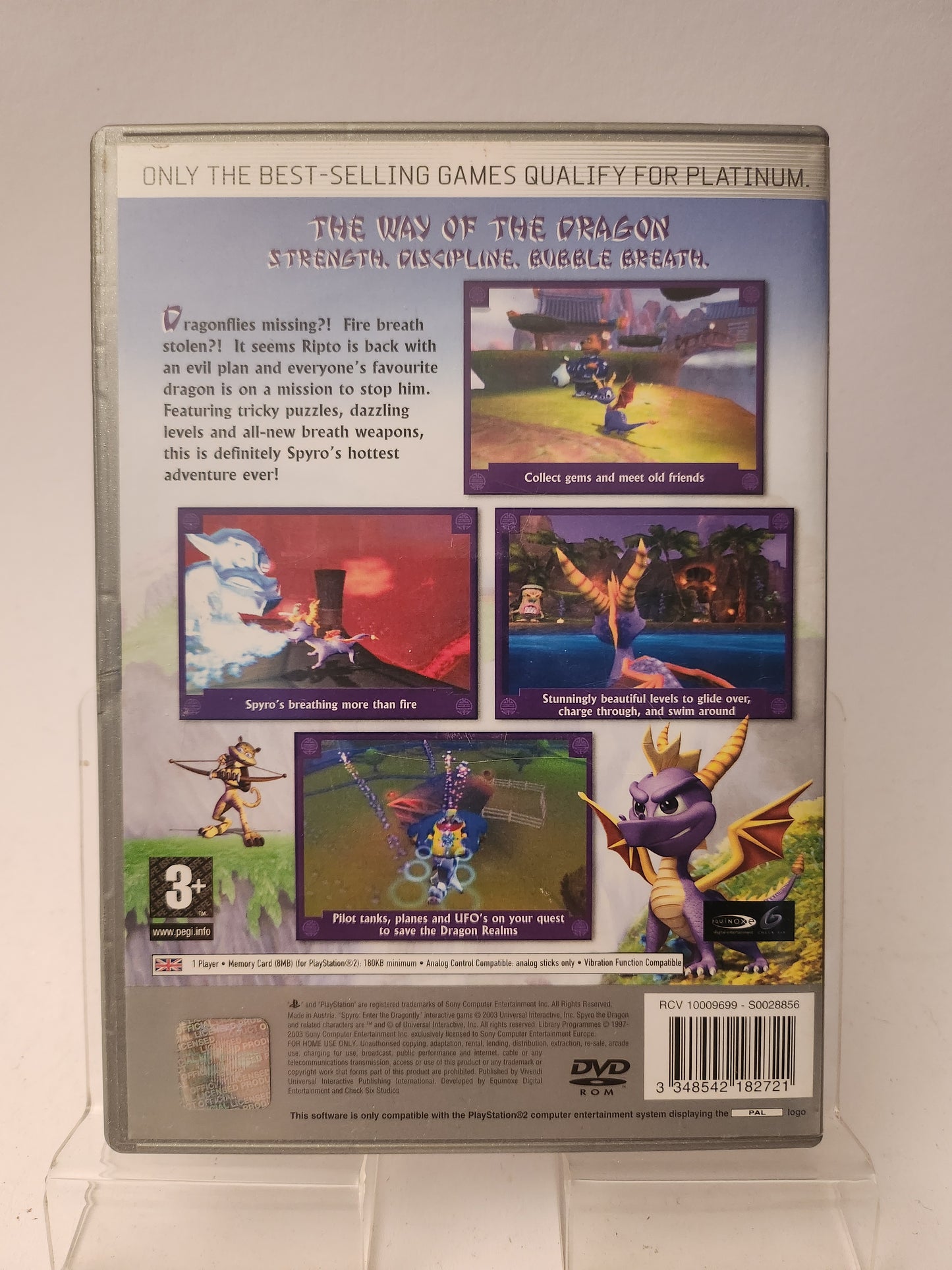 Spyro: Enter the Dragonfly Platinum Playstation 2