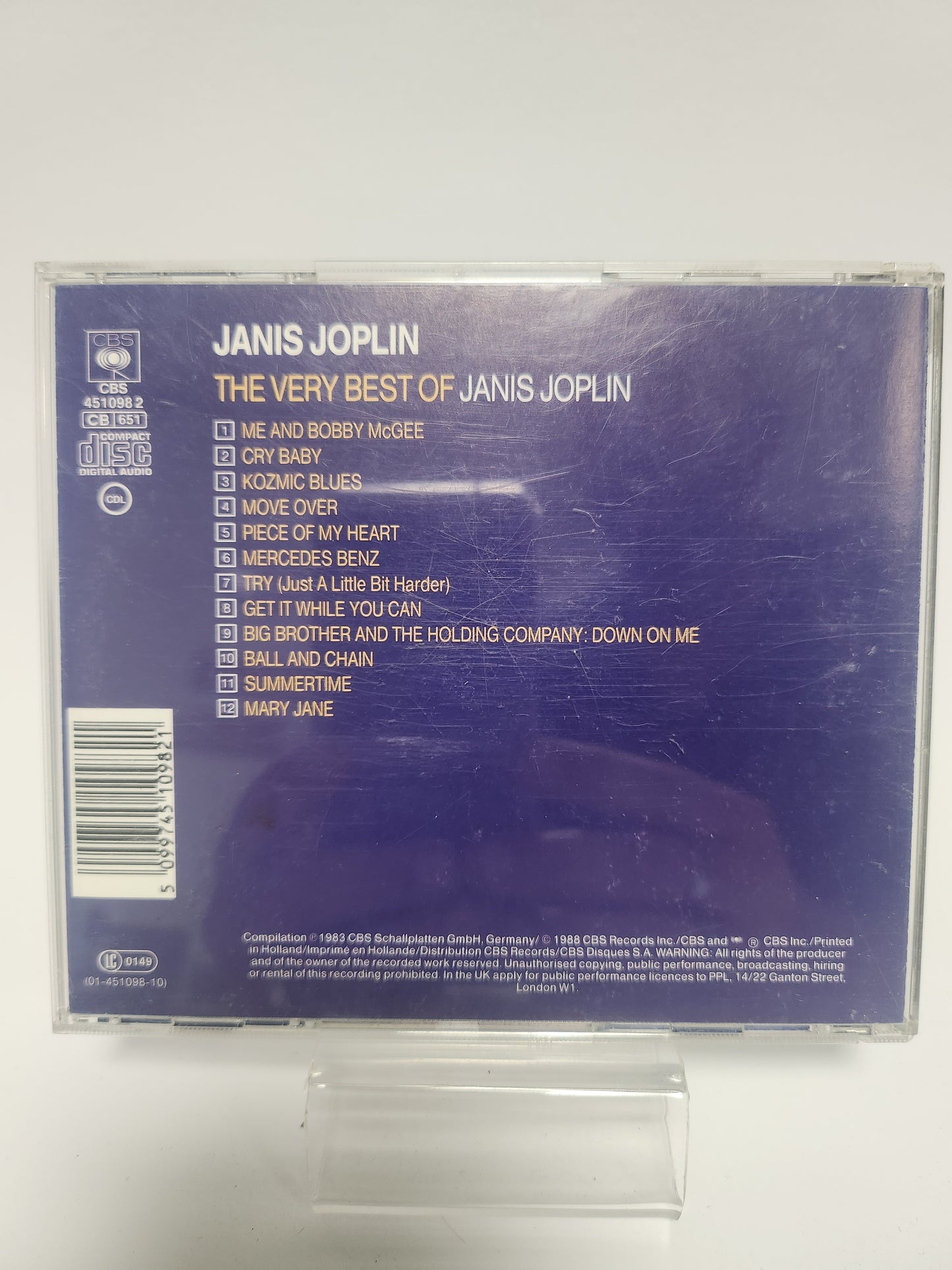 Janis Joplin: the Very Best of CD