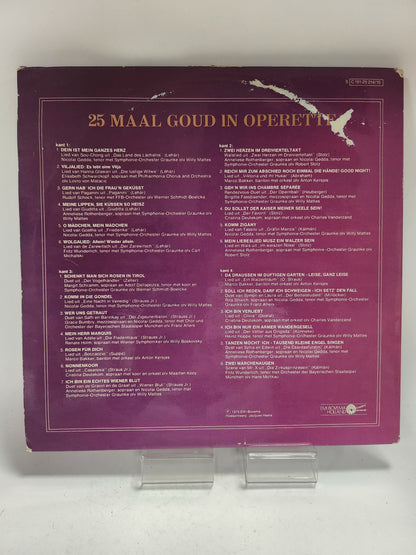 25 Maal Goud in Operette Dubbel LP Vinyl