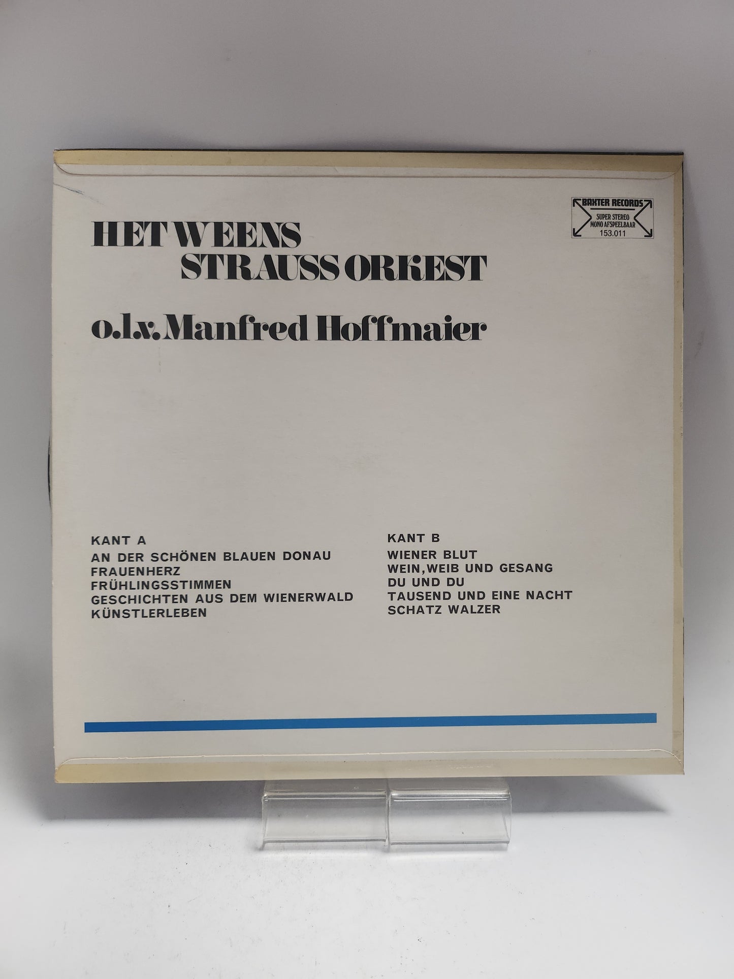 Weens Strauss Orkest olv Manfred Hoffmaier LP Vinyl