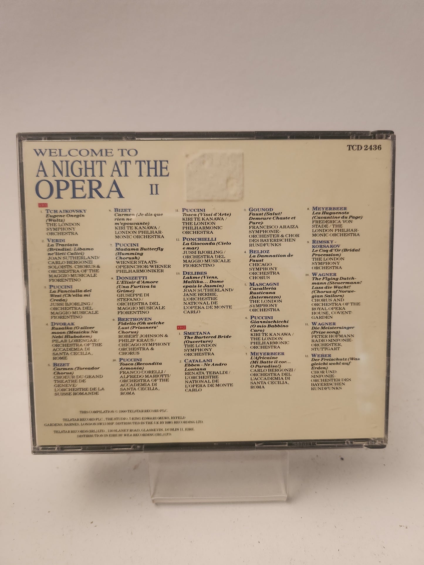 Welcome to the Night of the Opera CD