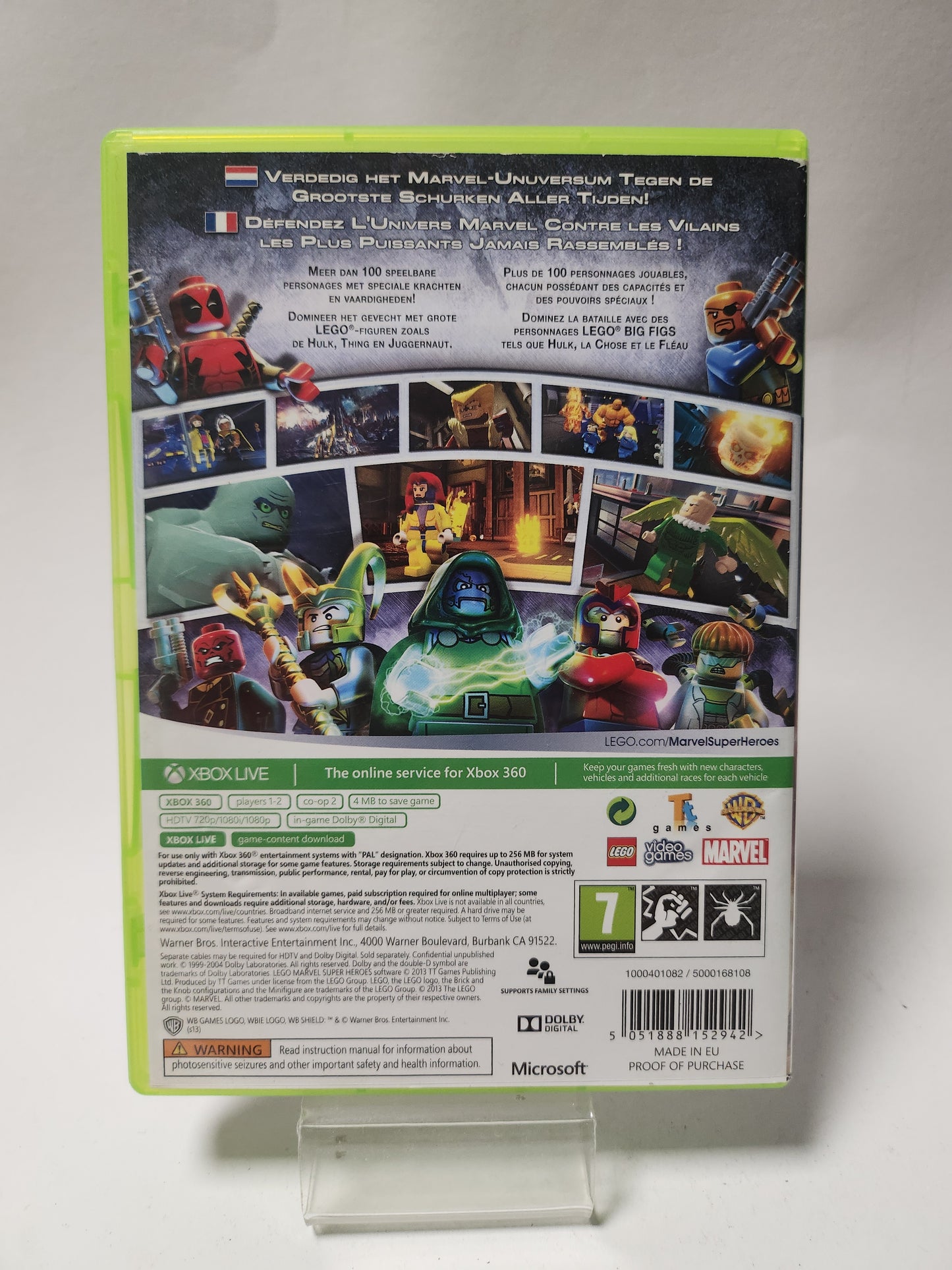 Lego Marvel Super Heroes (No Book) Xbox 360