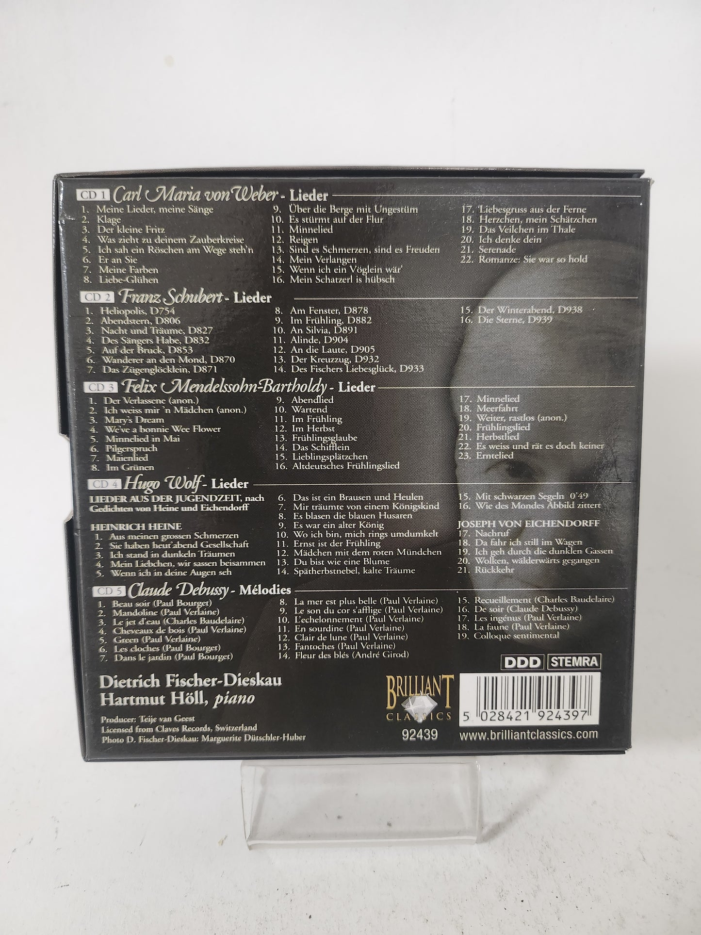 Dietrich Fischer-Dieskan Romantic Songs 5 CD Box