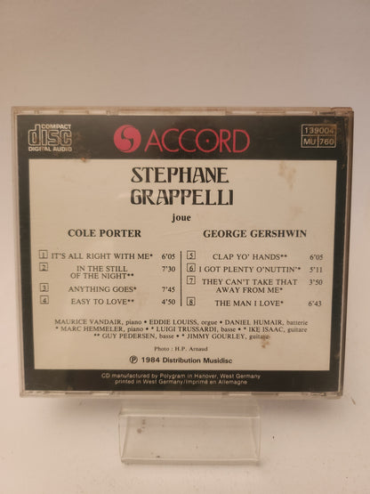 Stephane Grappelli Joue Cole Porter & George Gershwin CD
