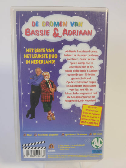 Dromen van Bassie & Adriaan VHS - Feniks Gameshop