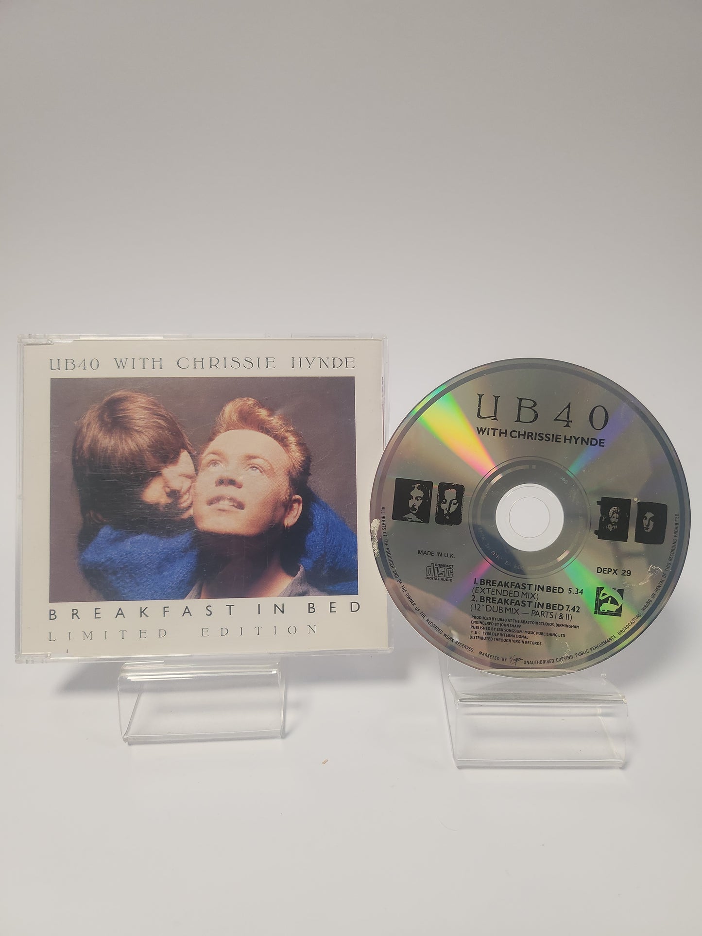 UB40 with Chrissie Hynde: Breakfast in Bed CD Single