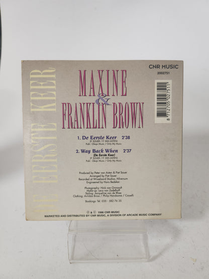 Maxine & Franklin Brown: de Eerste Keer CD Single
