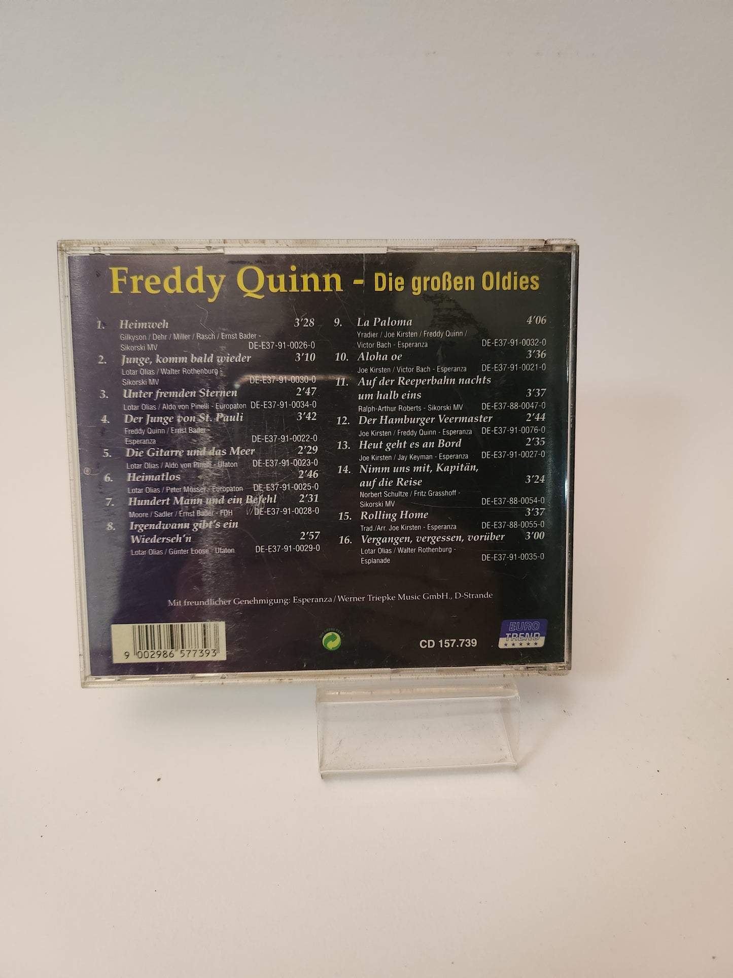 Freddy Quinn: Die Großen Oldies CD
