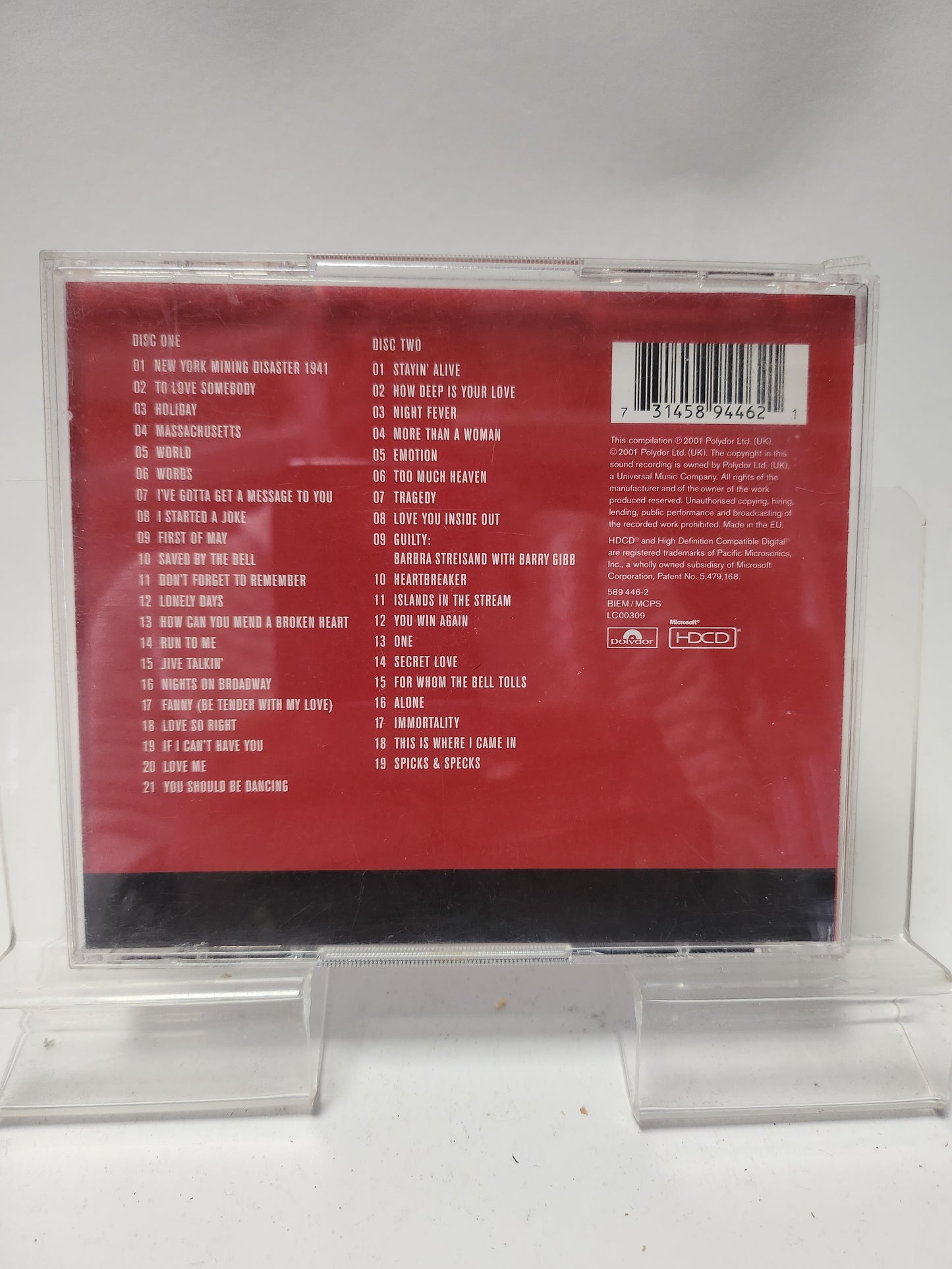 Bee Gees: Their Greatest Hits "the Record" CD