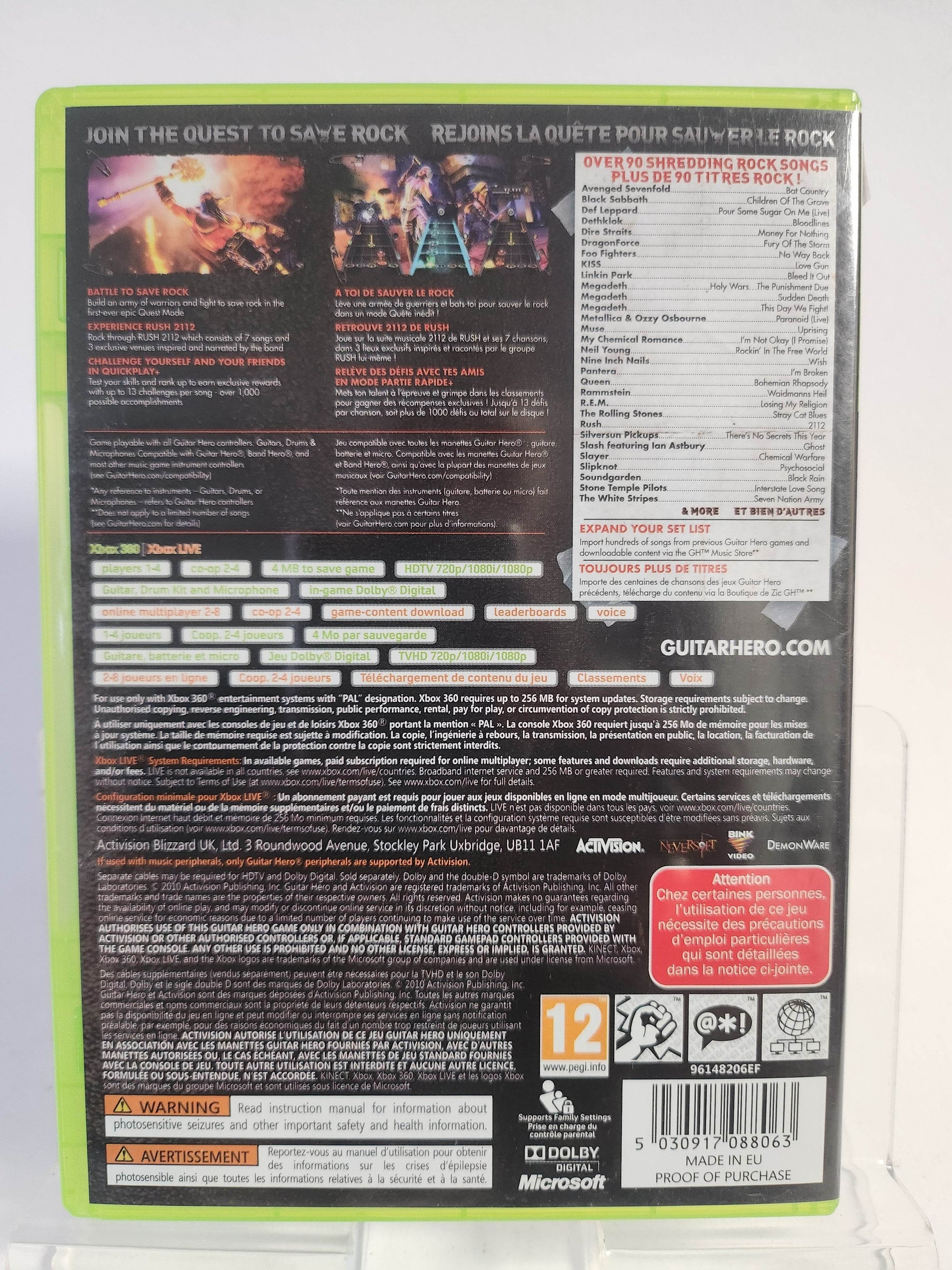 Guitar Hero Warriors of Rock Xbox 360 - Feniks Gameshop