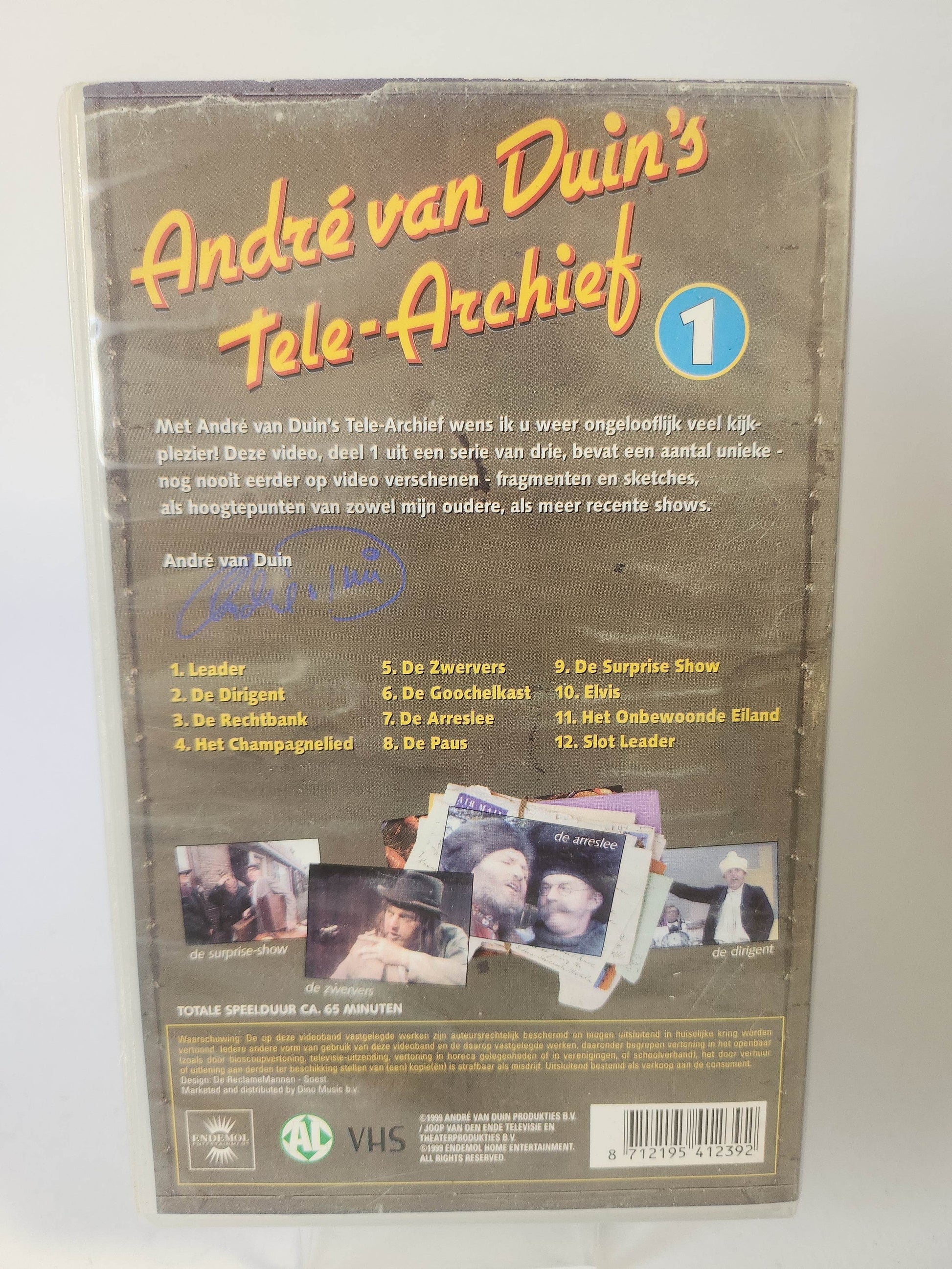 André van Duin's Tele-Archief deel 1 VHS - Feniks Gameshop