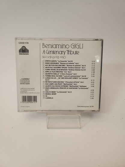 Beniamino Gigli: A Centenary Tribute CD