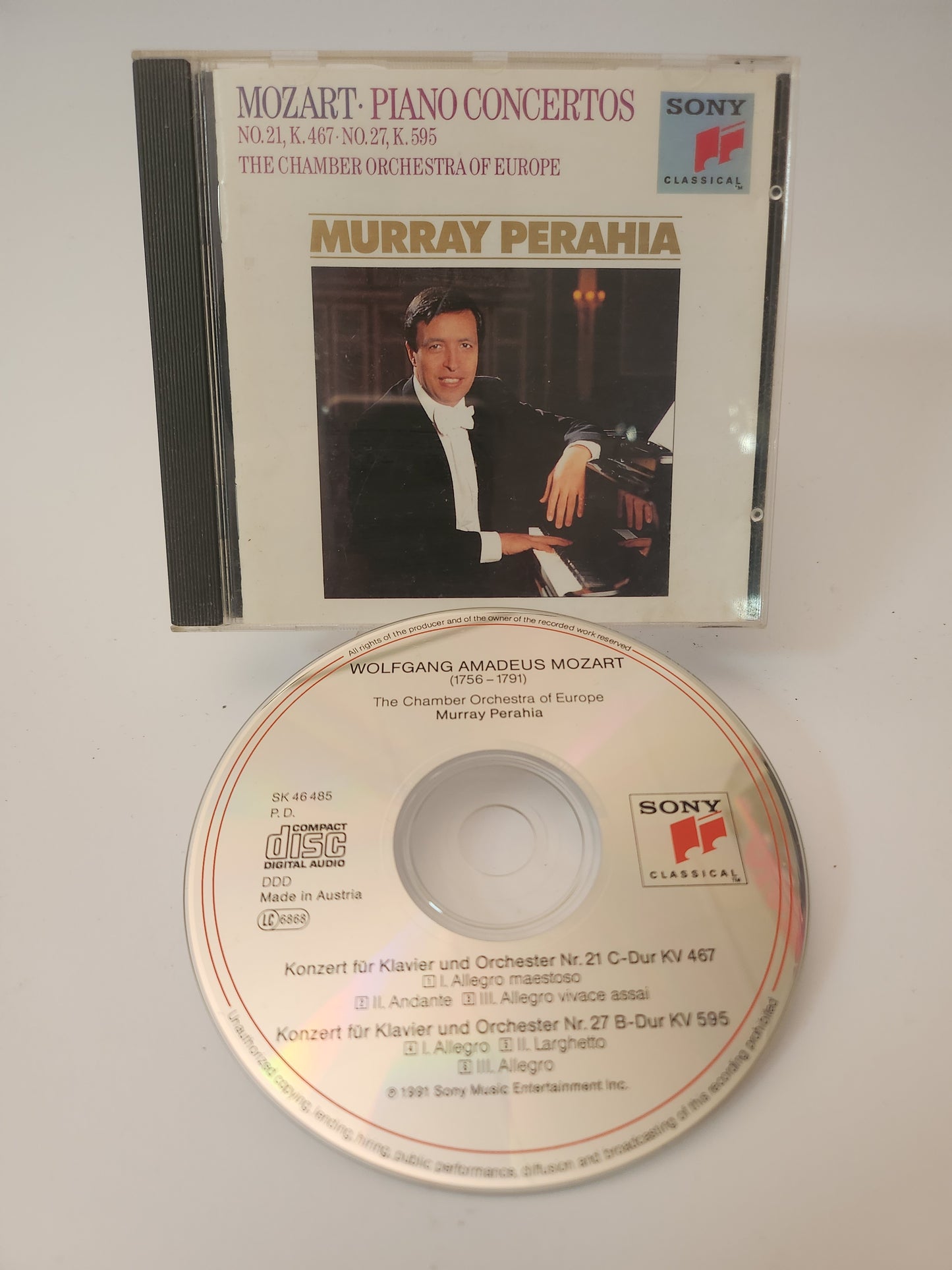 Murray Perahia: Mozart Piano Concertos CD