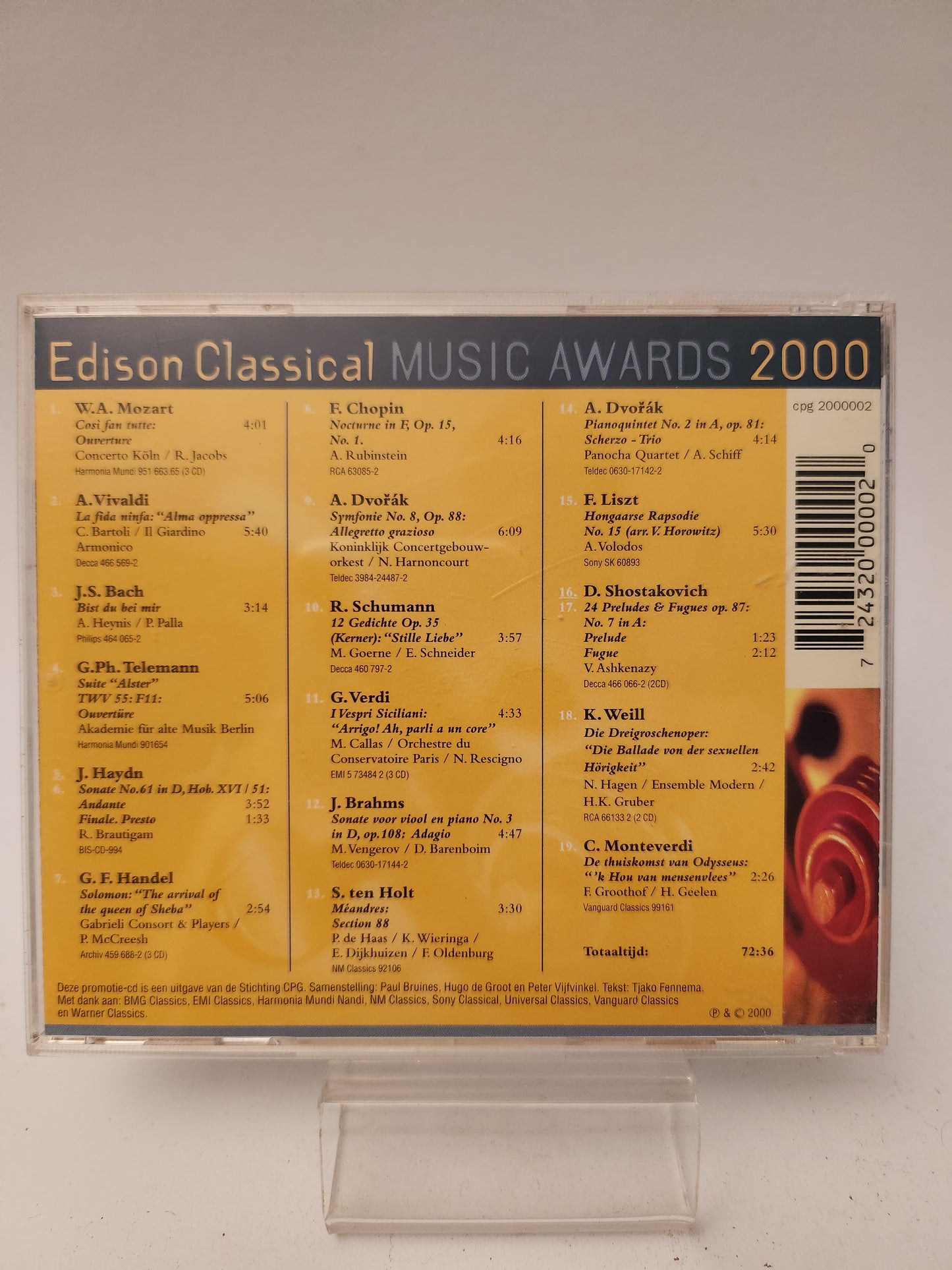 Edison Classical Music Awarks 2000 CD