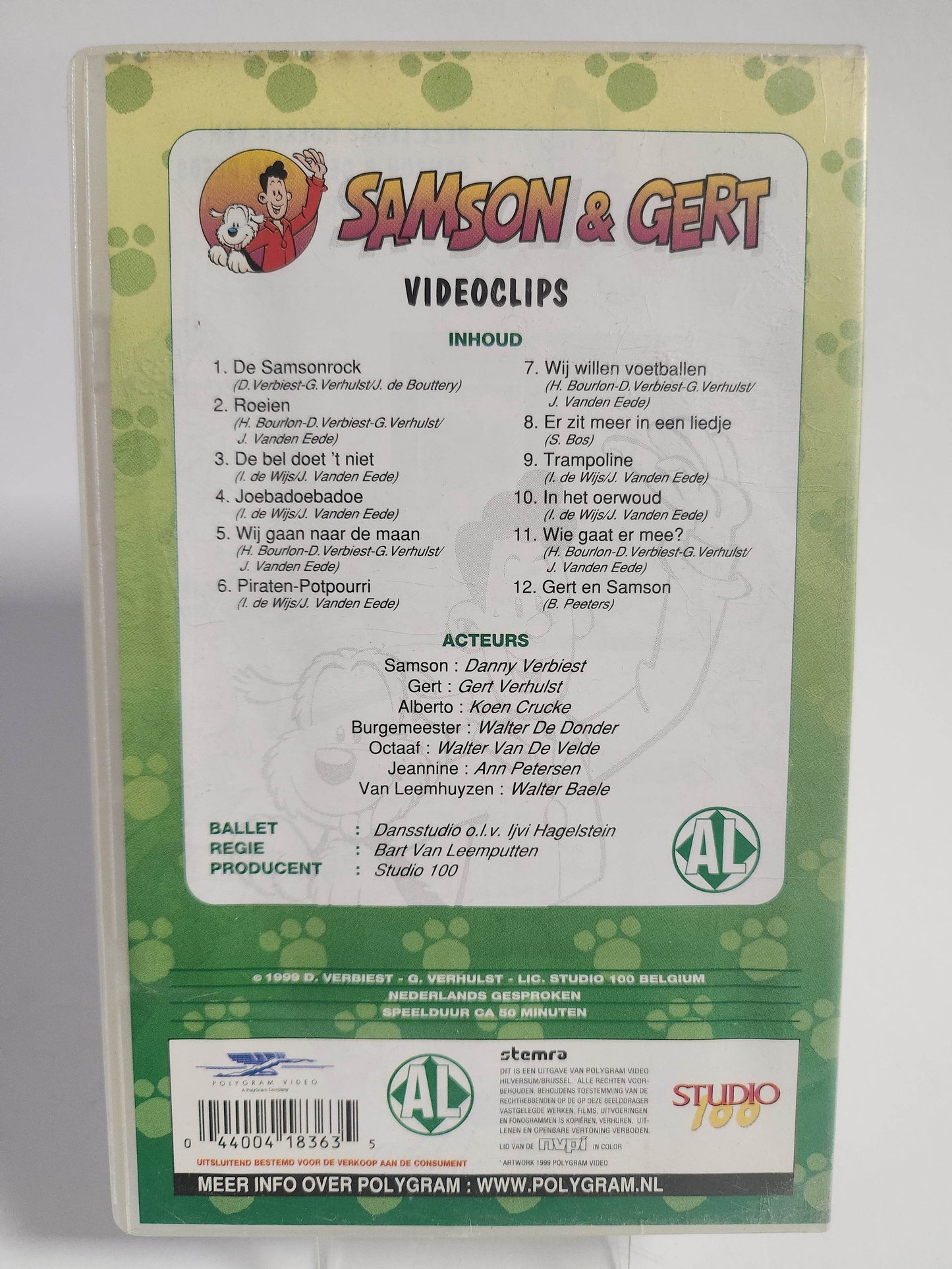 Samson & Gert Videoclips VHS - Feniks Gameshop